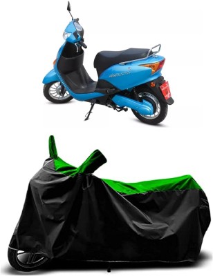 VESMEI Two Wheeler Cover for Hero(Electric Optima DX, Green)