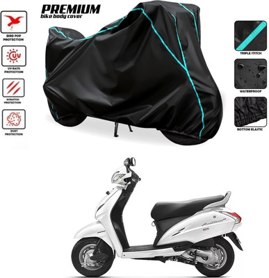SThanaveX Two Wheeler Cover for Honda(Activa 3G, Black)