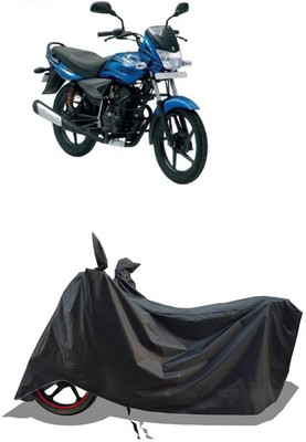 AASHTIK MART Two Wheeler Cover for Bajaj(Platina 100 DTS-i, Black)