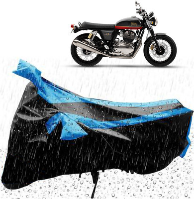 Mdstar Waterproof Two Wheeler Cover for Royal Enfield(Interceptor 650, Blue)