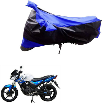 Mdstar Waterproof Two Wheeler Cover for Yamaha(SZ-RR, Black, Blue)