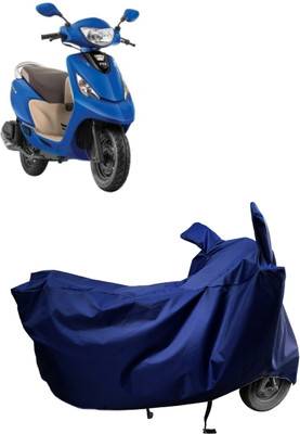 Amexride Two Wheeler Cover for TVS(Scooty Zest 110 BS6, Blue)