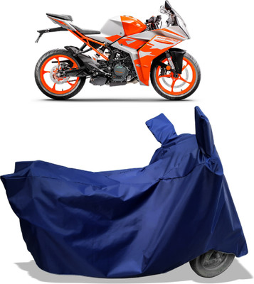 Amexride Two Wheeler Cover for KTM(RC 200 BS6, Blue)