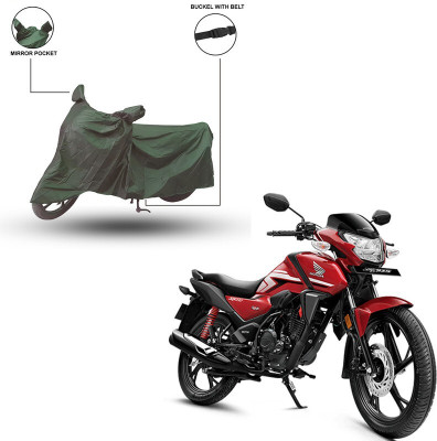 Furnish Flow Two Wheeler Cover for Honda(SP 125, Green)
