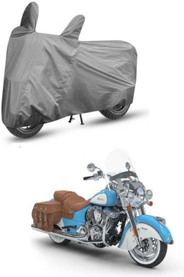 DeepShakshi AUTOMOTIVE Waterproof Two Wheeler Cover for Indian(Chief Vintage, Grey)