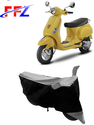 FFZ Waterproof Two Wheeler Cover for Vespa(Vespa LX, Black, Grey)