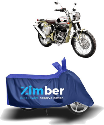THE REAL ARV Two Wheeler Cover for Royal Enfield(Bullet Trials 500, Blue, Blue)