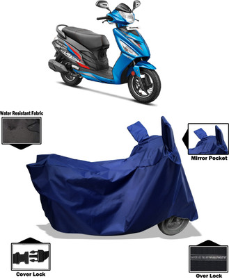 Amexride Two Wheeler Cover for Hero(Maestro Edge 110 BS6, Blue)