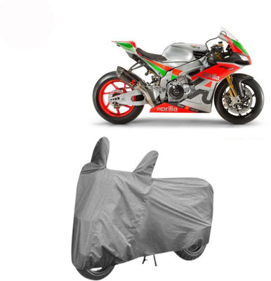 DeepShakshi AUTOMOTIVE Waterproof Two Wheeler Cover for Aprilia(RSV4, Grey)