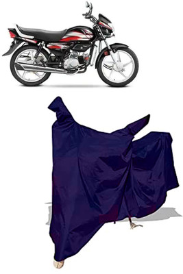 Amexride Two Wheeler Cover for Hero(HF Deluxe BS6, Blue)
