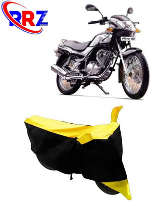 RRZ Waterproof Two Wheeler Cover for TVS(Fiero F2, Black, Yellow)