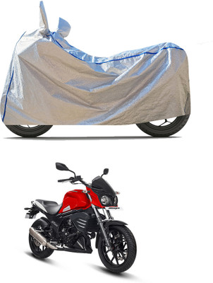 CODOKI Waterproof Two Wheeler Cover for Mahindra(Mojo UT 300, Silver)