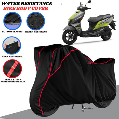 SRP PRODUCT Waterproof Two Wheeler Cover for Suzuki(Avenis 125, Black, Red)