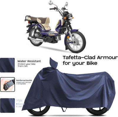 HWSXQAE Two Wheeler Cover for TVS(XL 1200, Blue)