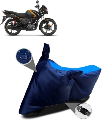 PAGORA Waterproof Two Wheeler Cover for Hero(Glamour FI, Blue)