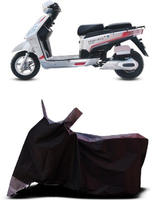 VESMEI Two Wheeler Cover for Hero(Electric NYX HS500 ER, Grey)