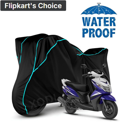 AutoGalaxy Waterproof Two Wheeler Cover for Yamaha(Ray Z, Black, Blue, Multicolor)