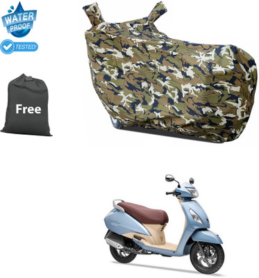 CODOKI Waterproof Two Wheeler Cover for TVS(Jupiter Grande, Yellow)