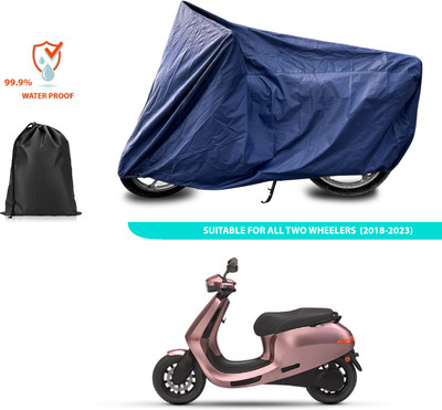 CODOKI Waterproof Two Wheeler Cover for Ola(Blue)