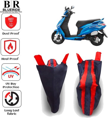 BLUERIDE Two Wheeler Cover for Hero(Maestro Edge, Red)