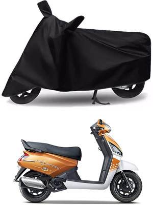 AASHTIK MART Two Wheeler Cover for Mahindra(Gusto 125 BS6, Black)