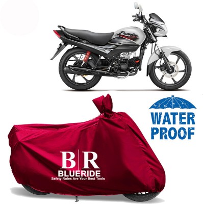 BLUERIDE Two Wheeler Cover for Hero(Passion Pro i3S, Maroon)