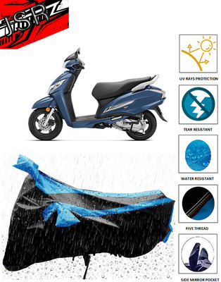J S R Waterproof Two Wheeler Cover for Honda(Activa 125, Blue)
