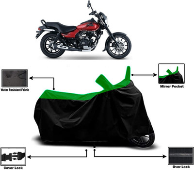 Amexride Two Wheeler Cover for Bajaj(Avenger Street 160, Green)