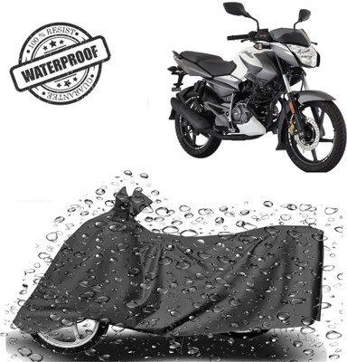 ROYAL AUTO MART Waterproof Two Wheeler Cover for Bajaj(Pulsar NS125, Grey)