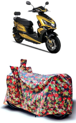 Autofly Waterproof Two Wheeler Cover for Okinawa(i-Praise, Multicolor)