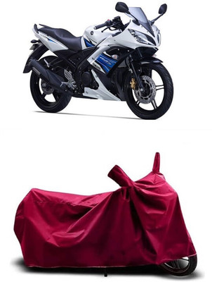 Coxtor Waterproof Two Wheeler Cover for Yamaha(YZF R15S BS6, Maroon)