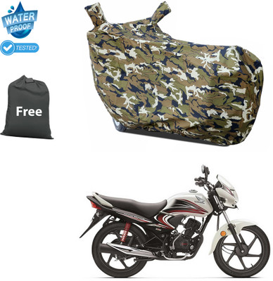 CODOKI Waterproof Two Wheeler Cover for Honda(Dream Yuga, Yellow)