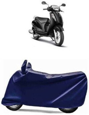 SK AUTO Waterproof Two Wheeler Cover for Suzuki(Access 125, Blue)