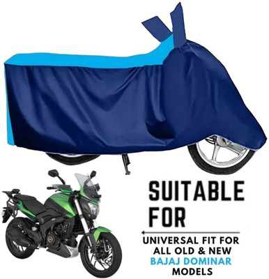 ZAQE Waterproof Two Wheeler Cover for Bajaj(Dominar, Blue, Blue)