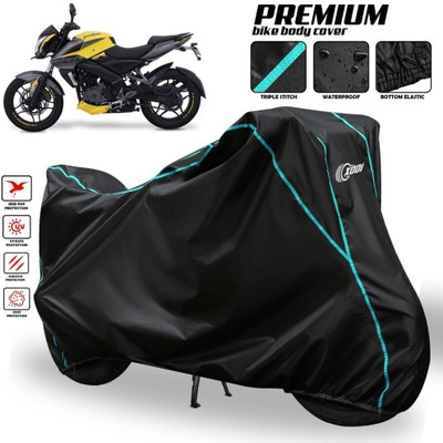 xodi Waterproof Two Wheeler Cover for Bajaj(Pulsar NS 200, Black, Blue, Multicolor)