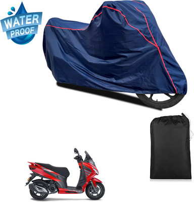 PAGORA Waterproof Two Wheeler Cover for Aprilia(SXR 160 BS6, Blue)
