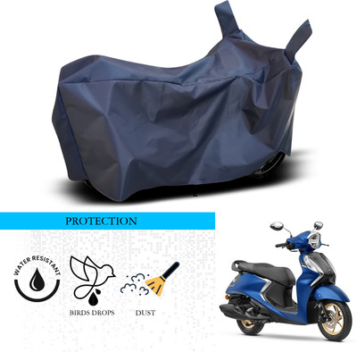 SnehaSales Waterproof Two Wheeler Cover for Yamaha(Fascino 125 FI, Blue)