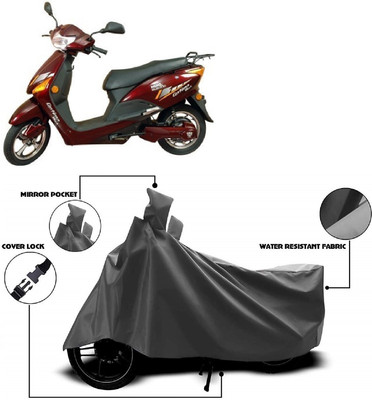 MMSSTAR Waterproof Two Wheeler Cover for Hero(Electric Zippy, Grey)