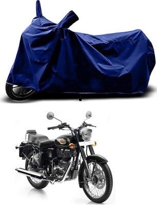 VESMEI Two Wheeler Cover for Royal Enfield(Electra 5S, Blue)