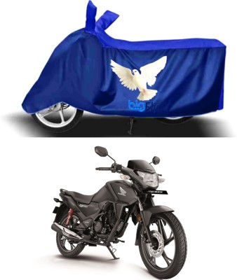 Big fly Two Wheeler Cover for Honda(SP 125, Blue)