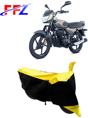 FFZ Waterproof Two Wheeler Cover for Bajaj(CT100, Black, Yellow)