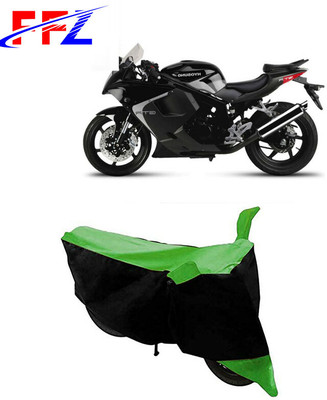 FFZ Two Wheeler Cover for Hyosung(GT250R, Black, Green)
