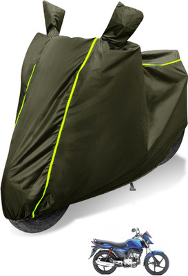MOCKHE Waterproof Two Wheeler Cover for TVS(Star City Plus, Green)
