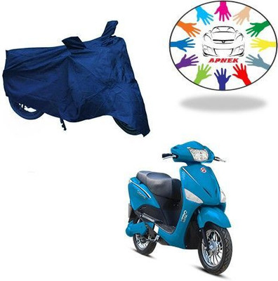 DeepShakshi AUTOMOTIVE Waterproof Two Wheeler Cover for Hero(Electric Optima, Blue)