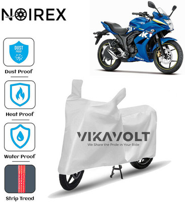 NOIREX Waterproof Two Wheeler Cover for Suzuki(Gixxer SF, Silver)
