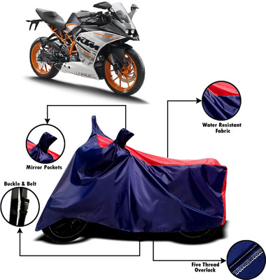 AUCTIMO Two Wheeler Cover for KTM(RC 390, Multicolor)
