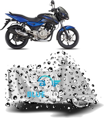 BLUERIDE Two Wheeler Cover for Bajaj(Pulsar 150, Silver)