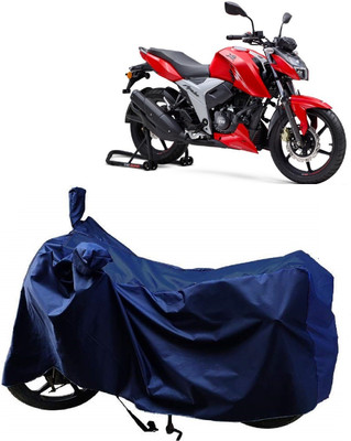 MMSSTAR Waterproof Two Wheeler Cover for TVS(Apache RTR 160 4V, Blue)