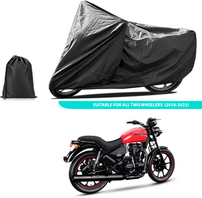 CODOKI Waterproof Two Wheeler Cover for Royal Enfield(Thunderbird 350, Black)