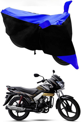 Mdstar Waterproof Two Wheeler Cover for Mahindra(Centuro, Blue, Black)